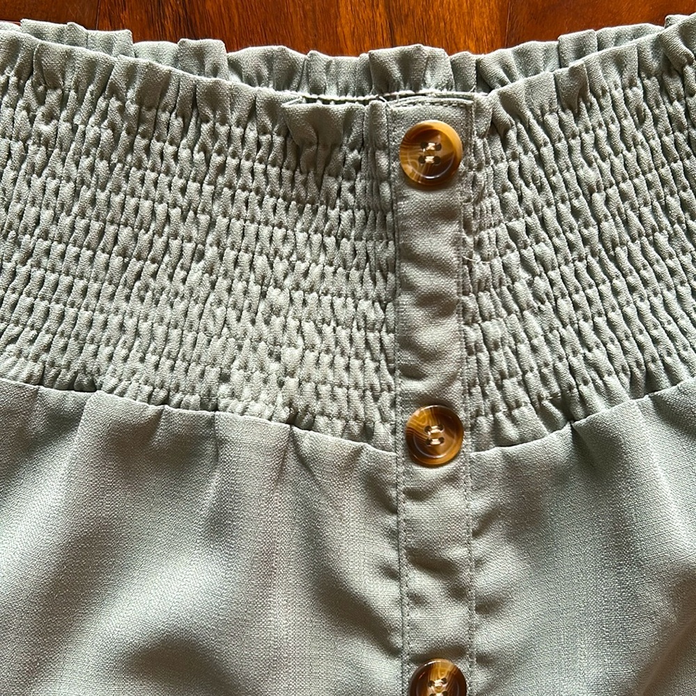 EUC Wide-Leg Palazzo Pants Sage Green size Small - Picture 5 of 6